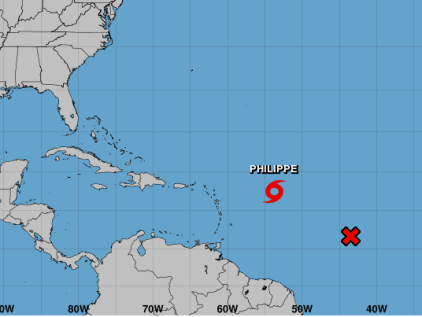 Onamet vigila la tormenta tropical Philippe; asegura que no representa peligro