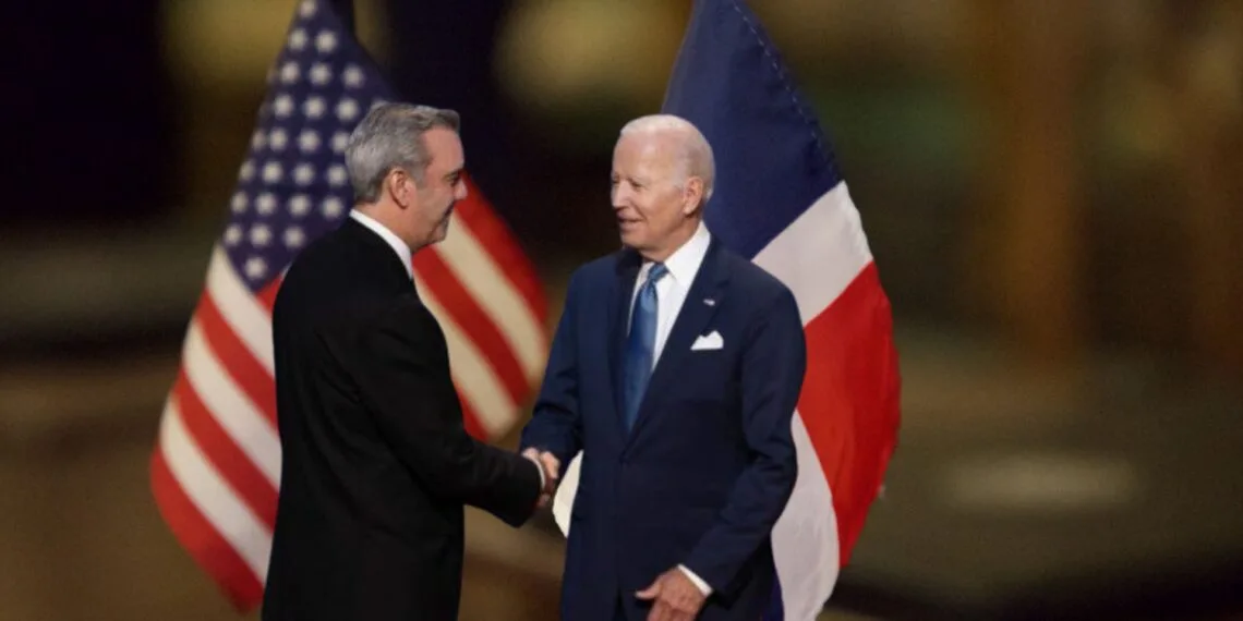 Joe Biden y Luis Abinader