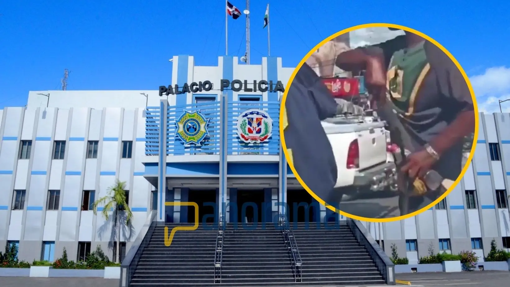 Policía Nacional detiene a 14 limpiavidrios haitianos; ocupan arma cortopunzante