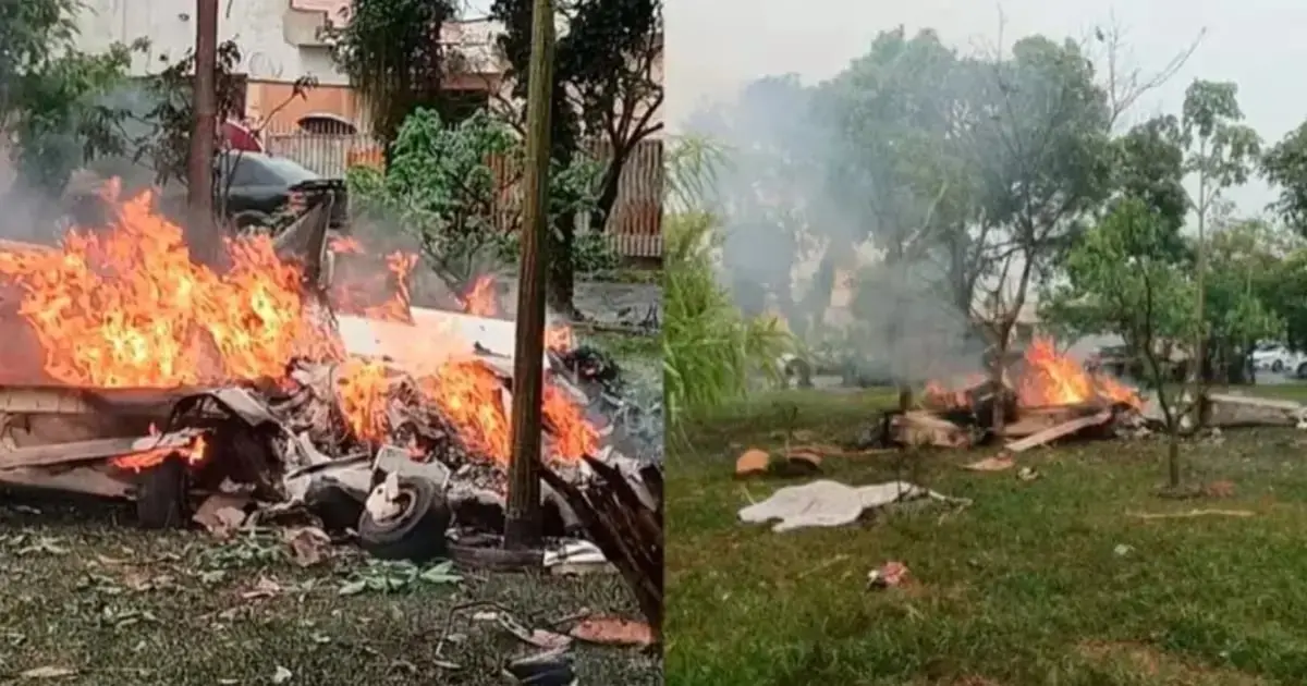 Al menos 5 muertos al estrellarse una avioneta en Brasil