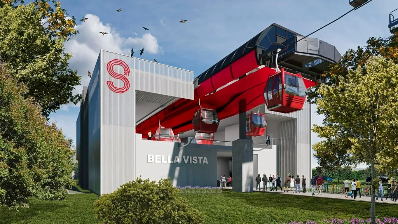 Encendido de prueba de la Línea 1 del Teleférico de Santiago se realizará hoy