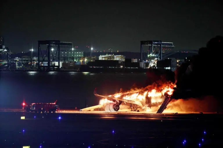 Avión de aerolínea japonesa