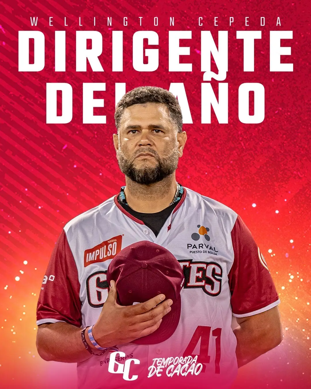 Wellington Cepeda, manager de los Gigantes