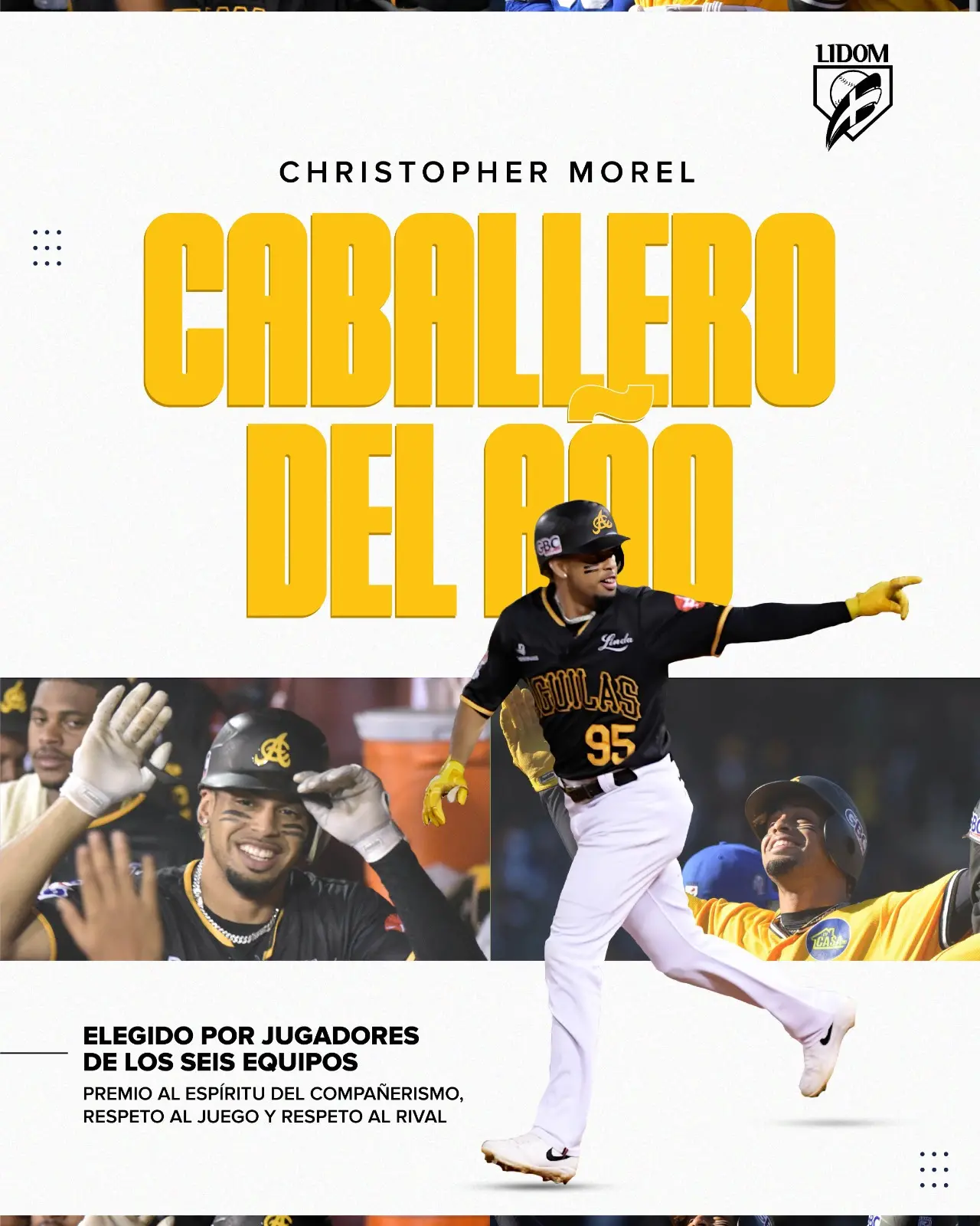 caballero del año christopher morel