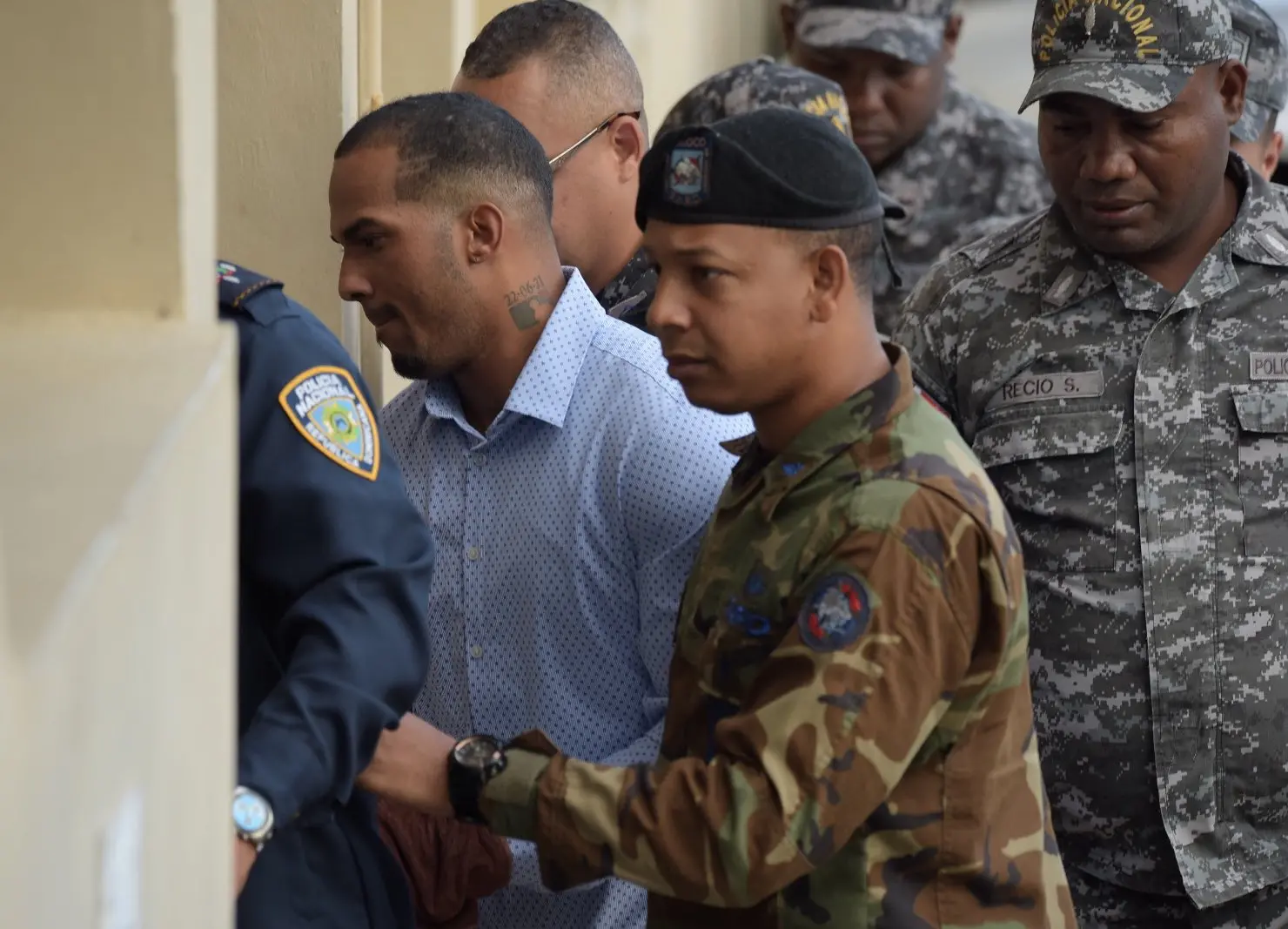 Wander Franco ya está en el Palacio de Justicia de Puerto Plata para conocimiento medida de coerción