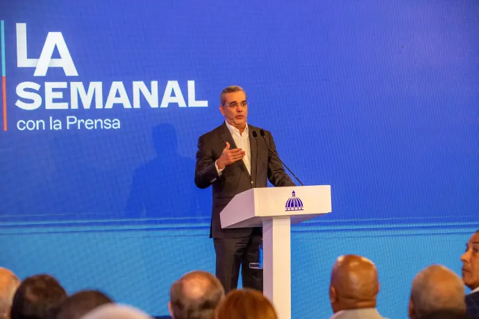 El presidente Luis Abinader