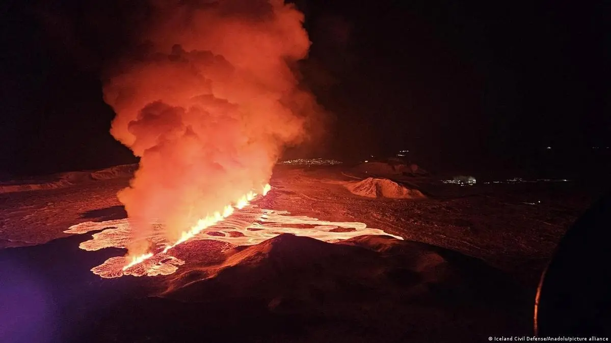 Volcán en Islandia