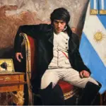 "Milei Bonaparte": Javier Milei recibe obra que lo describe como un comandante de guerra