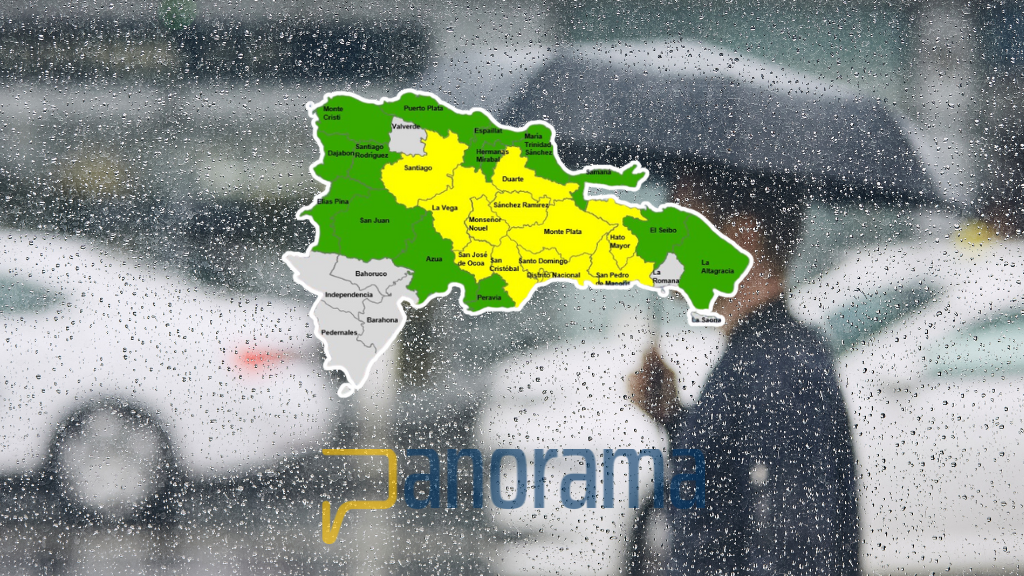 COE intensifica alertas por vaguada: mantiene 12 provincias en amarilla y sube a 14 en verde