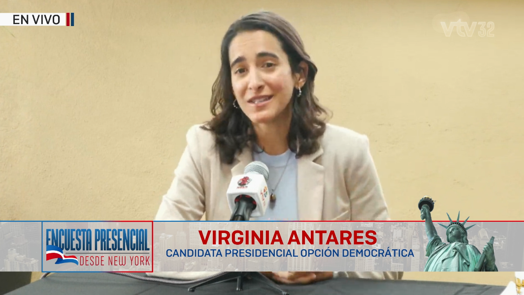 Virginia Antares elogia la encuesta presencial para dominicanos en Nueva York