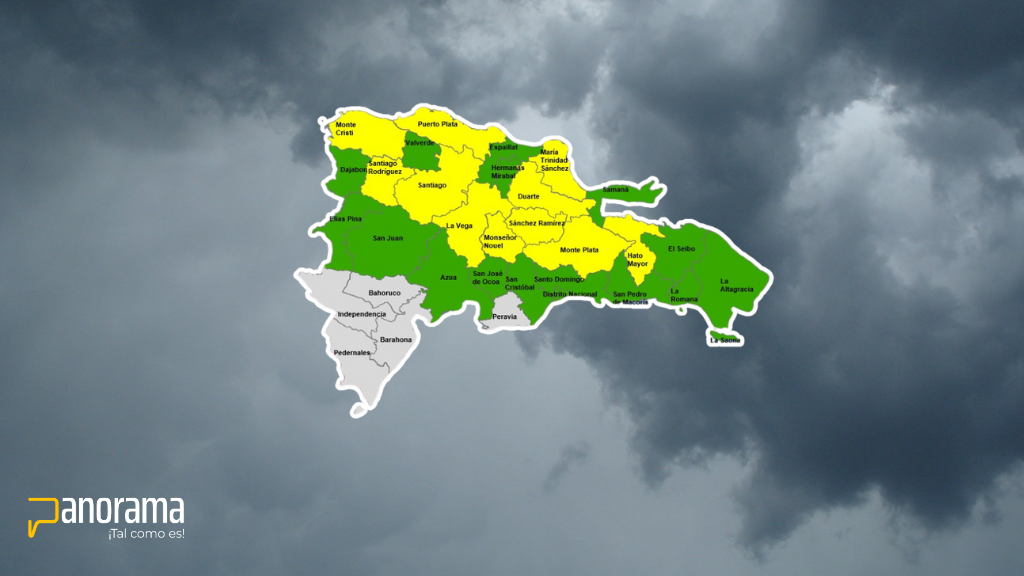 Unas 26 provincias y el Distrito Nacional permanecen en alerta este domingo