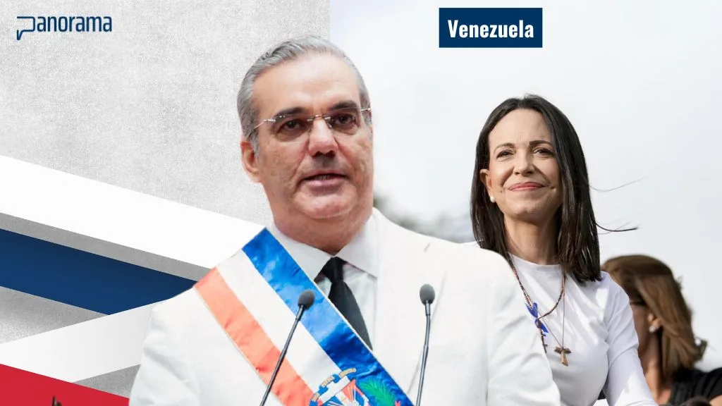 Maria Corina Machado agradece a Luis Abinader