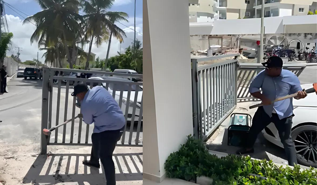 Derriban verja para liberar paso de servidumbre hacia playa Bibijagua