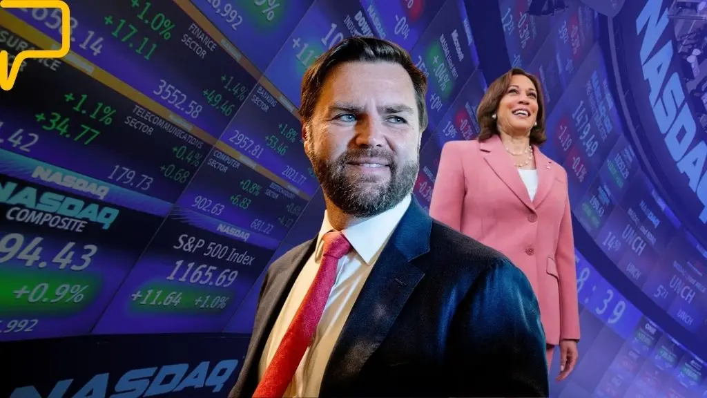 Vice de Trump ataca a Kamala por “débil liderazgo” en medio del desplome de las bolsas