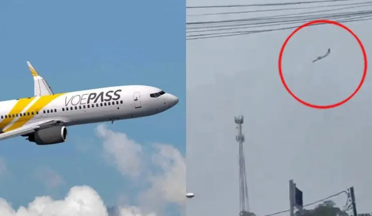 Avión se cae en Brasil