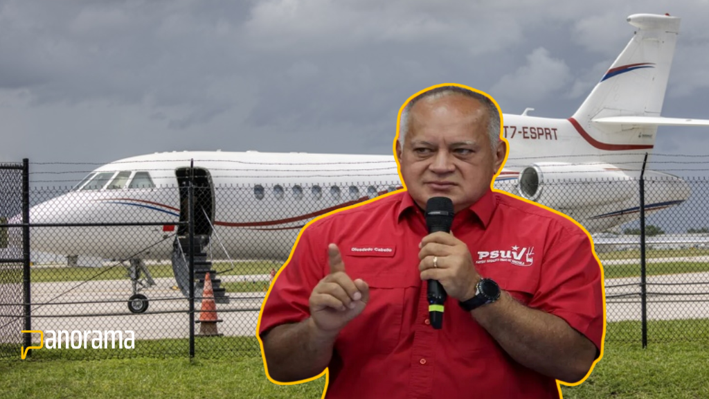 "Yo te agarro en la bajadita", dice Diosdado Cabello a RD por incautación en avión