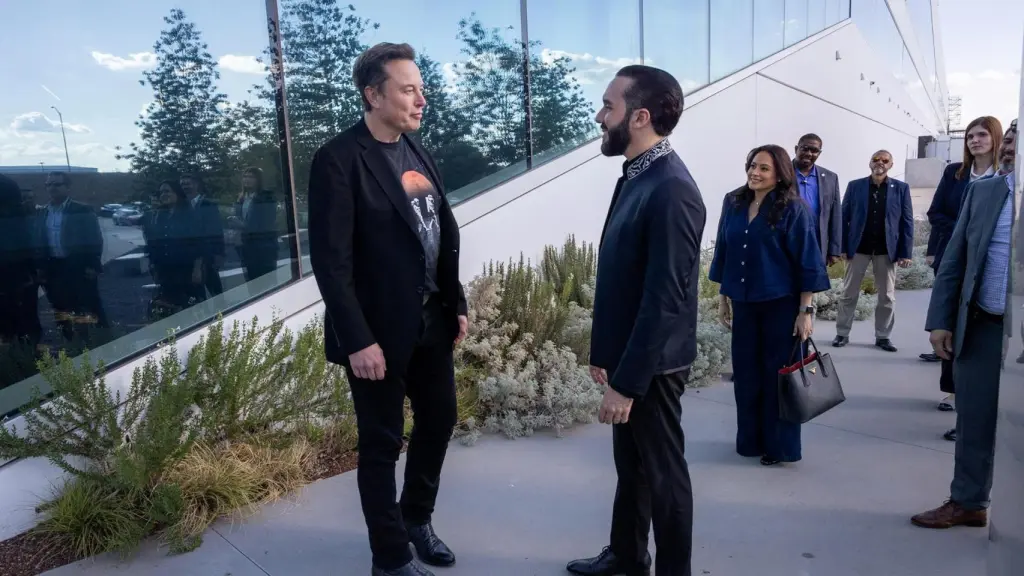 Bukele y Musk reunidos en EE.UU.