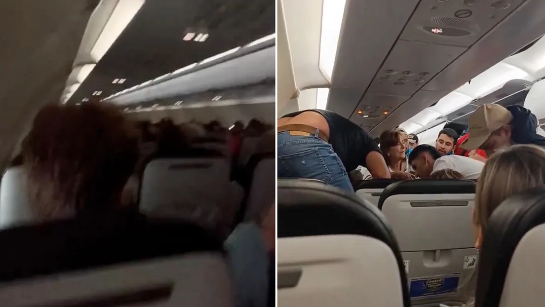 Pánico entre pasajeros de un vuelo con fuertes turbulencias en Colombia
