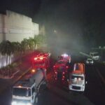 Sistema 911 asiste en incendio de fábrica en zona industrial de Santiago