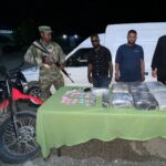 Ejército ocupa nueve pacas de marihuana y 386 mil cigarrillos en diversos operativos