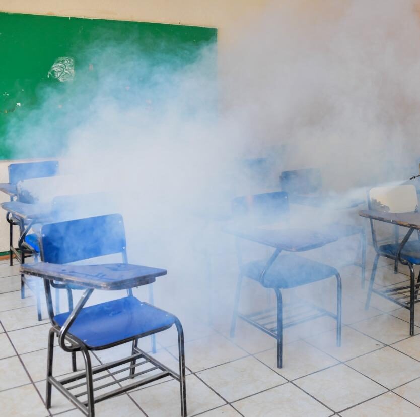 Estudiantes y maestros afectados en escuela de San Francisco de Macorís tras fumigación
