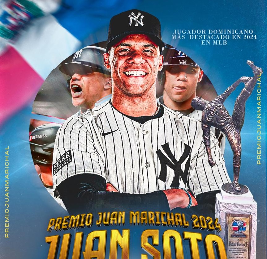 Juan Soto gana premio Juan Marichal en su cuarta edición.