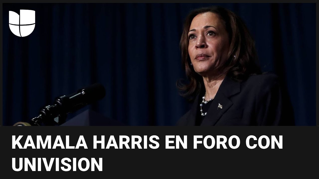 Univision niega Kamala Harris haya utilizado teleprónter en su encuentro con votantes hispanos
