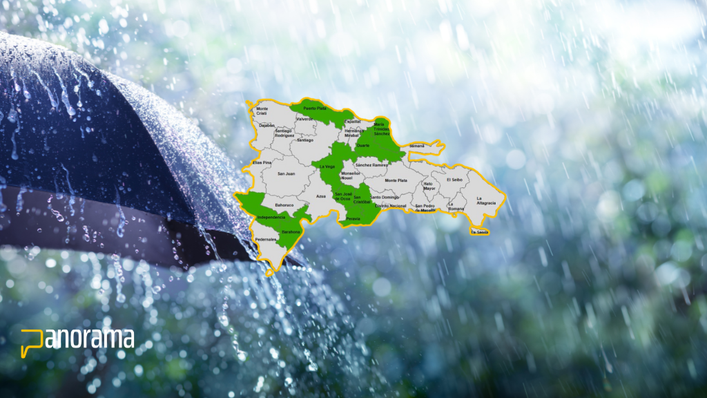 Nueve provincias permanecen en alerta por lluvias y tronadas