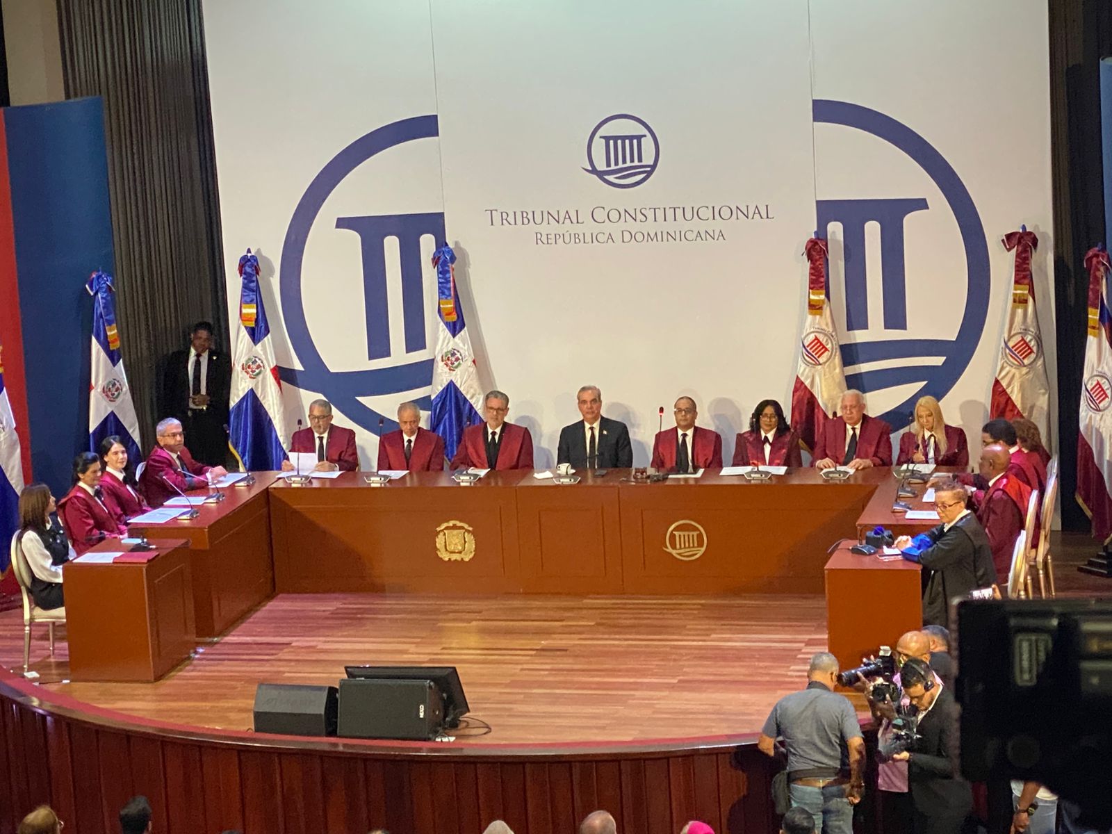 Tribunal Constitucional celebra audiencia solemne en San Cristóbal por el Día de la Constitución