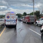 Emergencias 911 asiste a 10 personas afectadas por accidente múltiple en Navarrete