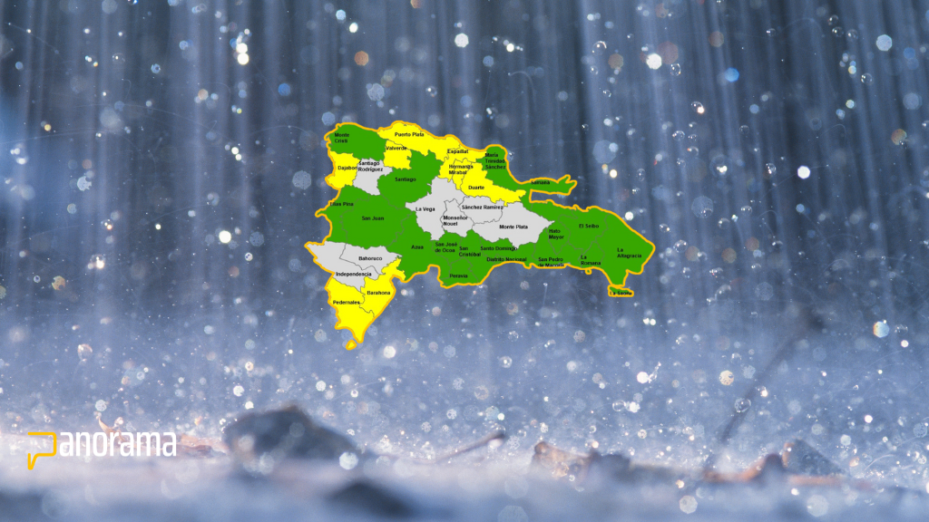 COE mantiene alerta amarilla para ocho provincias y verde para 16 ante efectos de la tormenta Rafael