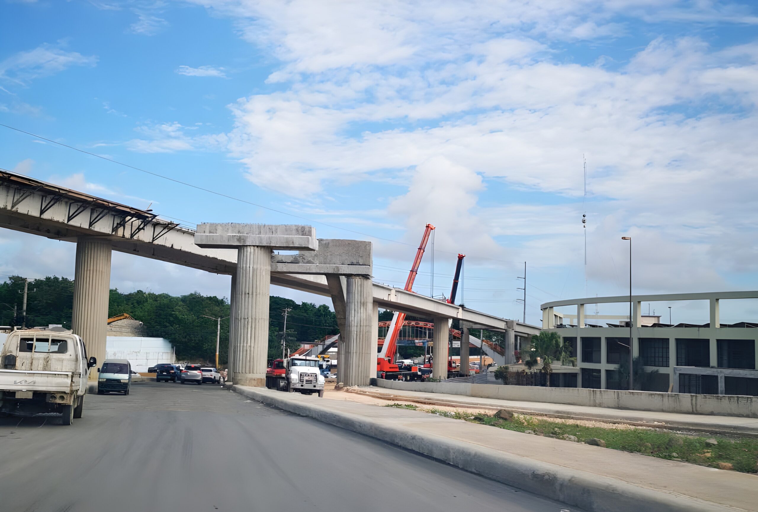 Avances del Metro de Los Alcarrizos; OPRET informa concluyó empalme de viaducto