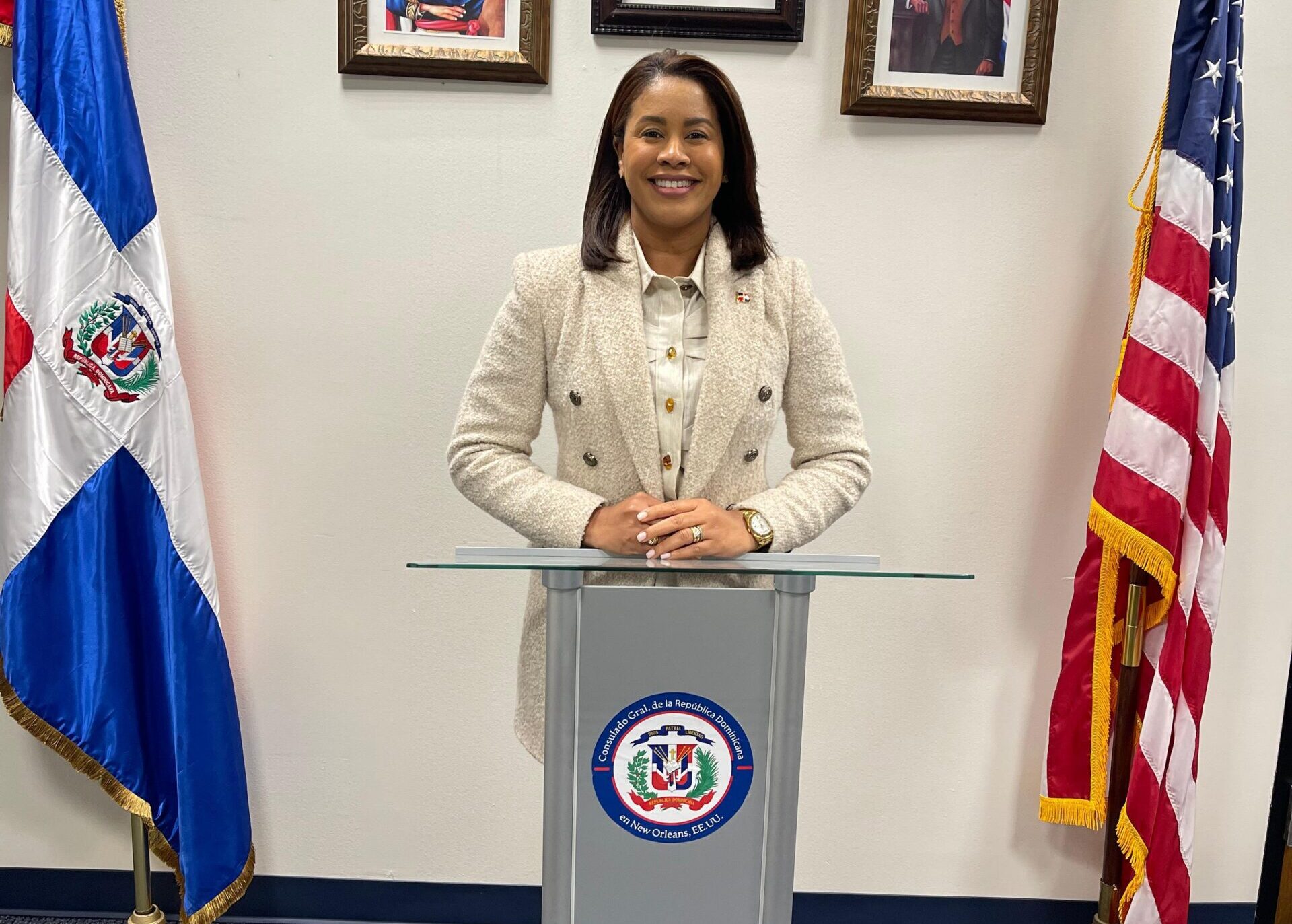 Yanina Torres es la nueva cónsul dominicana en Nueva Orleans