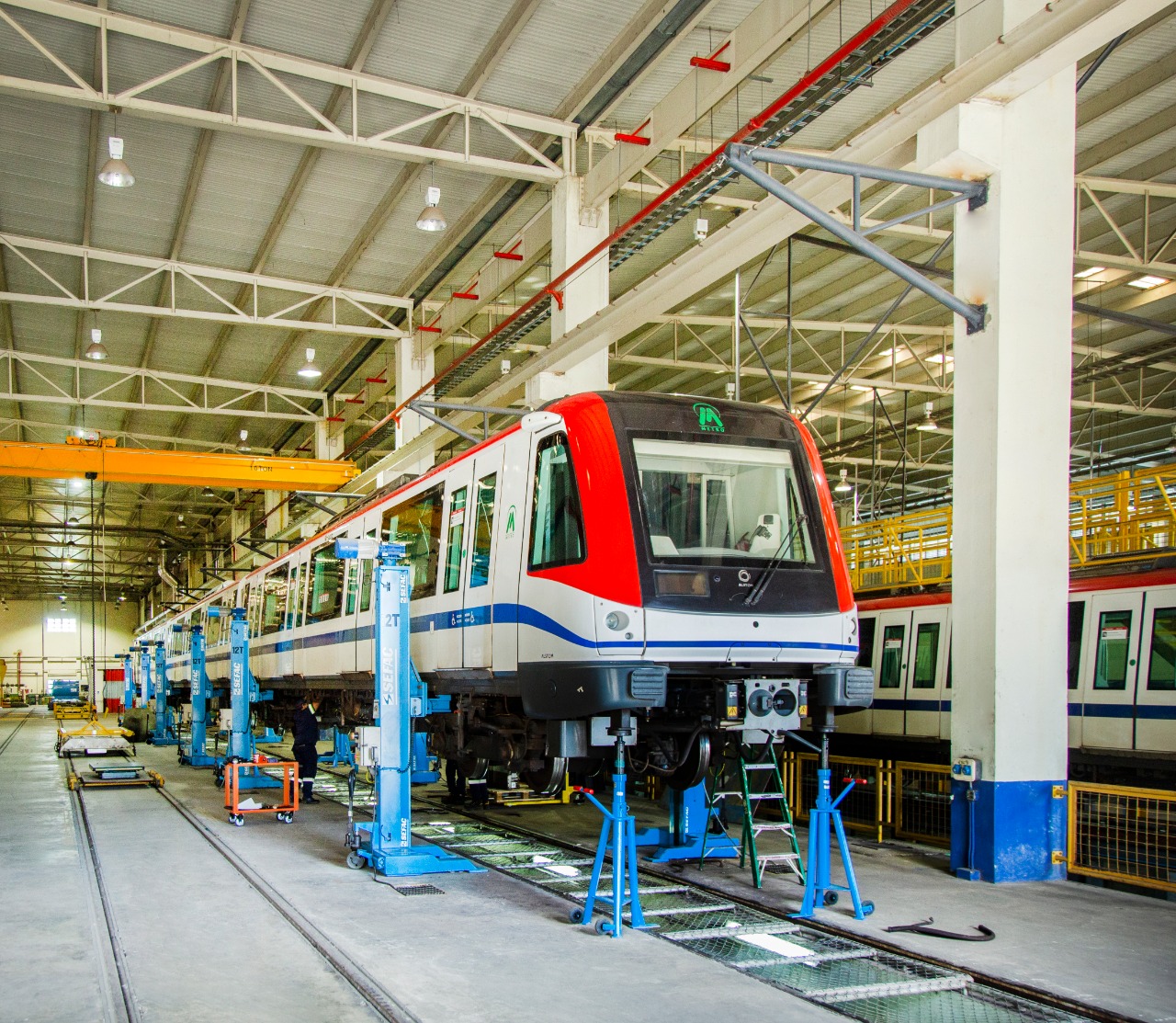 Informan avances del 95 % en las obras civiles de la línea 2-C del Metro