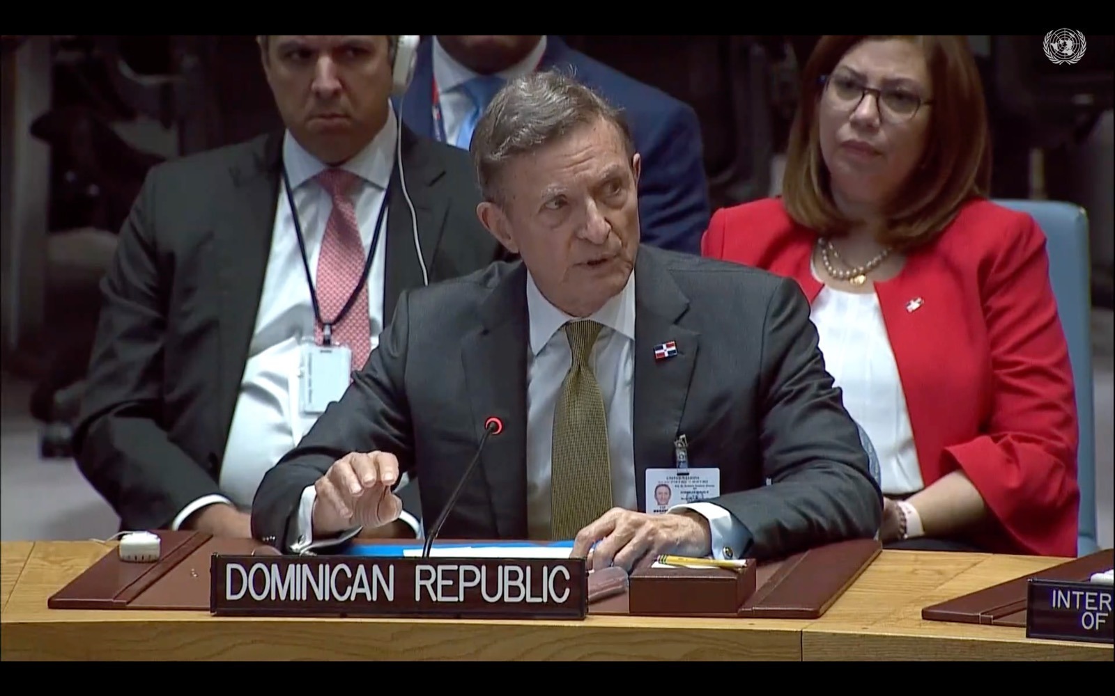 l ministro de Relaciones Exteriores dominicano Roberto Álvarez, abordó la crisis en Haití durante reunión de la ONU