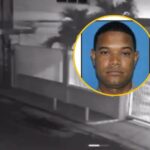 Captado en cámara momento en que teniente mata a dos mujeres y hiere a hombre en La Vega