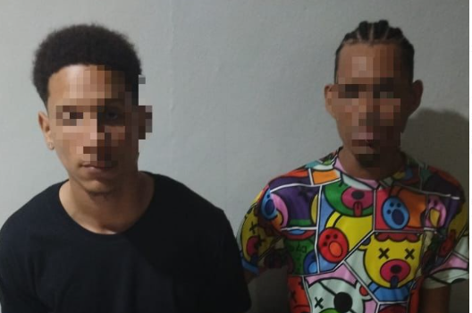 Detenidos durante operativos en Villa Mella.
