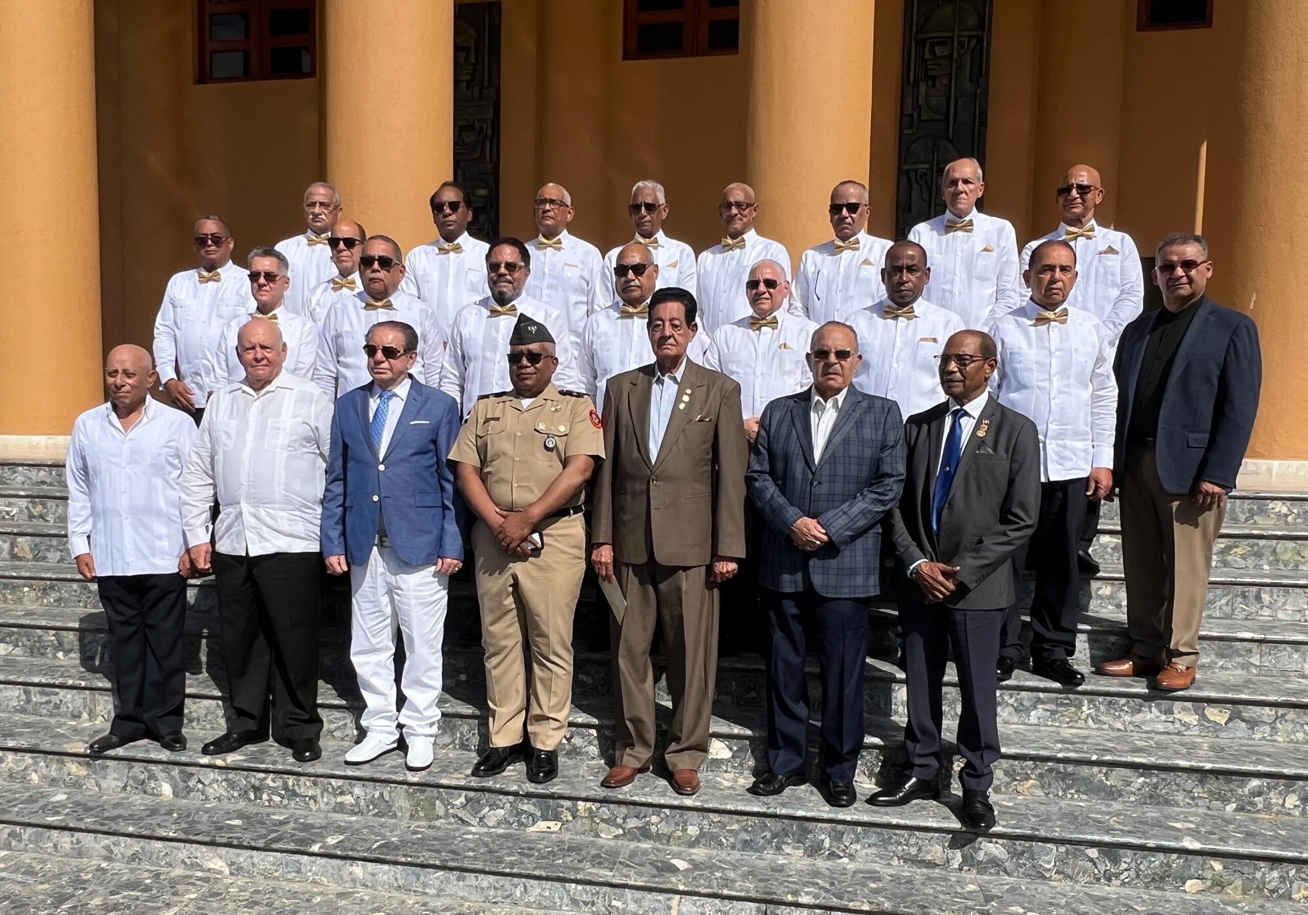 Integrantes de la décimo octava promoción de cadetes general José Joaquín Puello, héroe de la Batalla de las Estrelleta