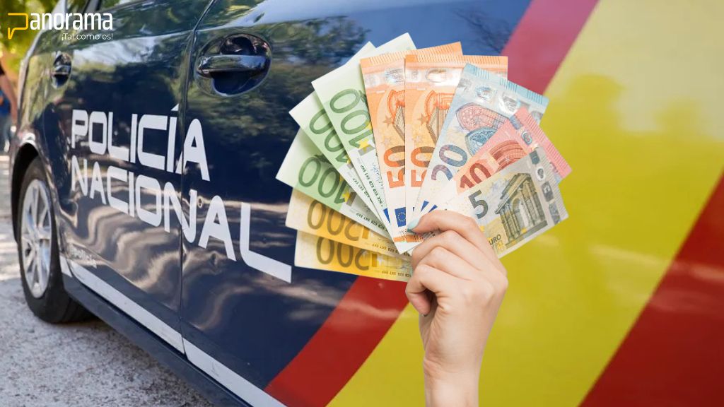 Un policía en pasantías devuelve una cartera con 975 euros en España