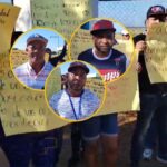 Comunitarios protestan exigiendo titulación de terrenos en Montecristi