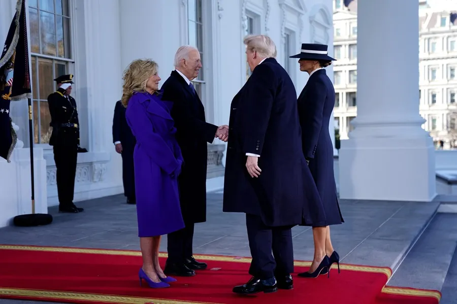 Biden recibe el presidente electo antes de la investidura