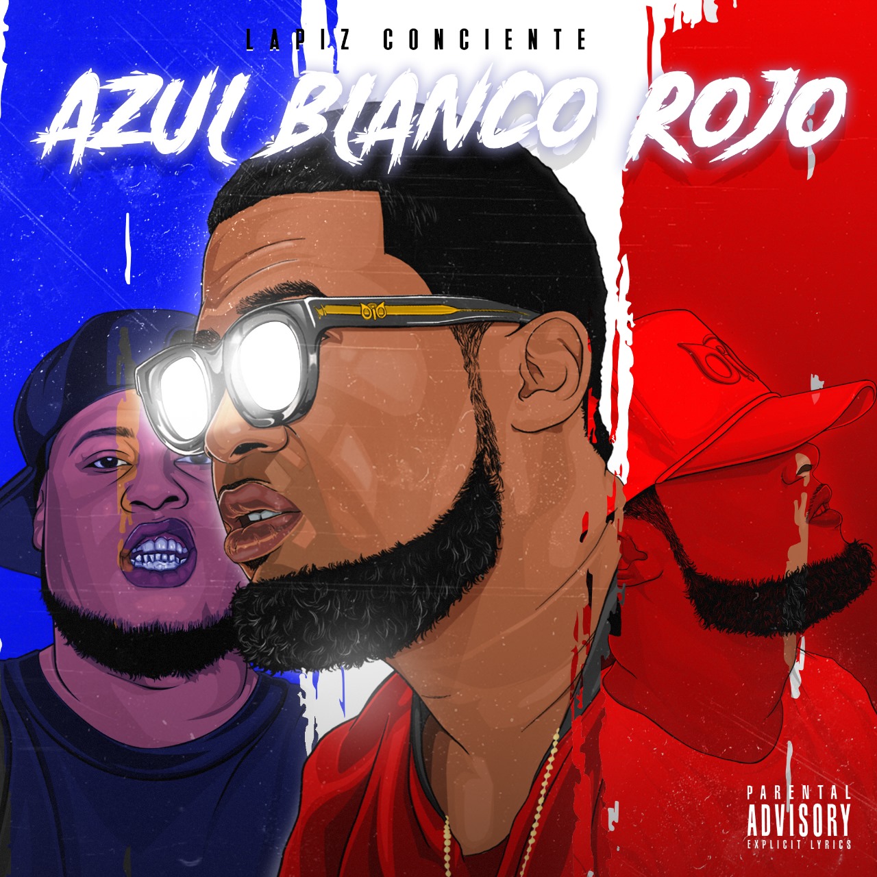 Lápiz Conciente honra la patria con su nuevo álbum titulado "Azul, Blanco y Rojo"