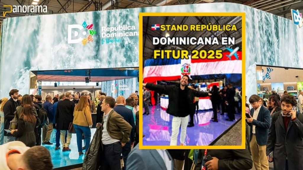 Influencer español “se maravilla” con el stand de RD en Fitur 2025
