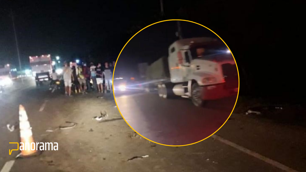 Reportan accidente múltiple en La Vega; denuncian falta de iluminación en la autopista Duarte