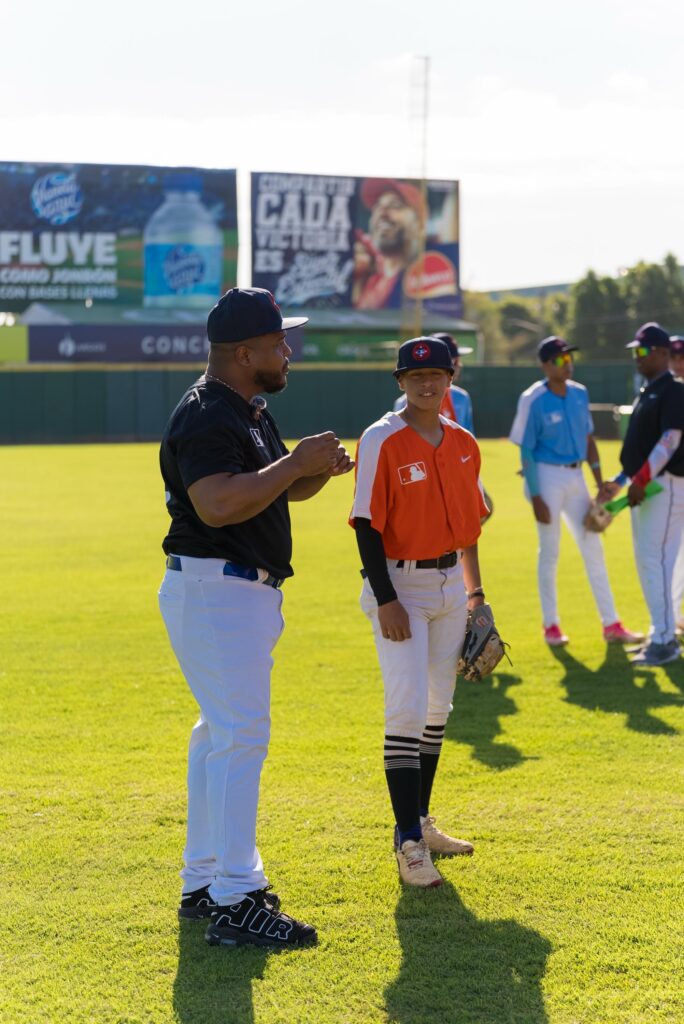 Participantes en el showcase de MLB en República Dominicana.