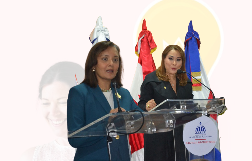 Jacqueline DeLima Baril, embajadora de Canadá en la República Dominicana y la ministra de la Mujer, Mayra Jiménez