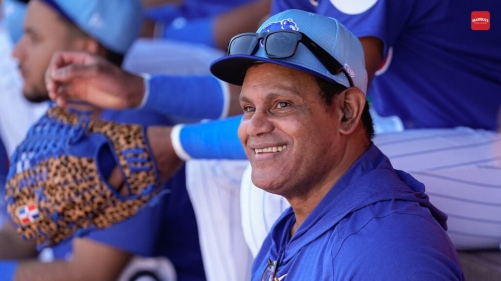 Sammy Sosa fue todo sonrisa en el spring training de los Cubs este martes.