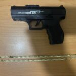 Objetos ocupados por la Policía Nacional.