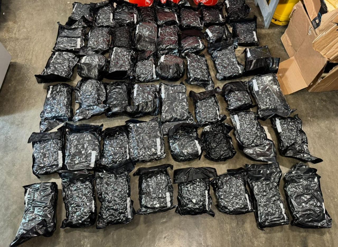 Decomisan 57 paquetes de marihuana en el AILA