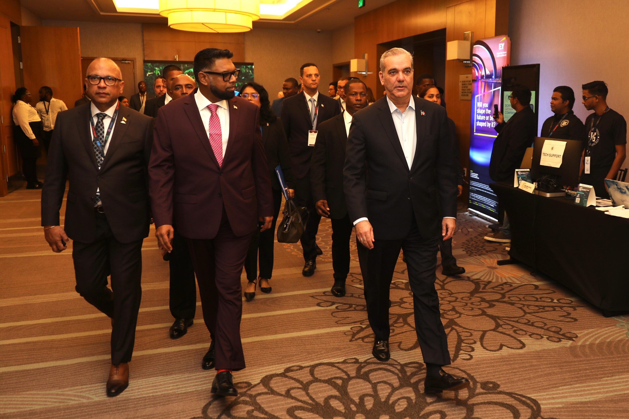 Presidente Abinader presenta avances de los acuerdos con Guyana en energía, comercio y seguridad